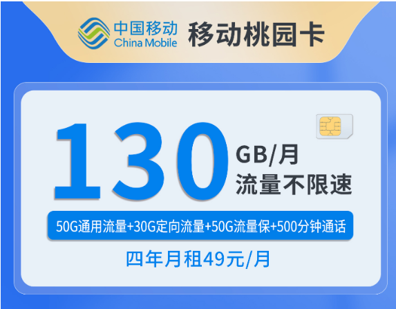 桃园卡畅享版套餐图